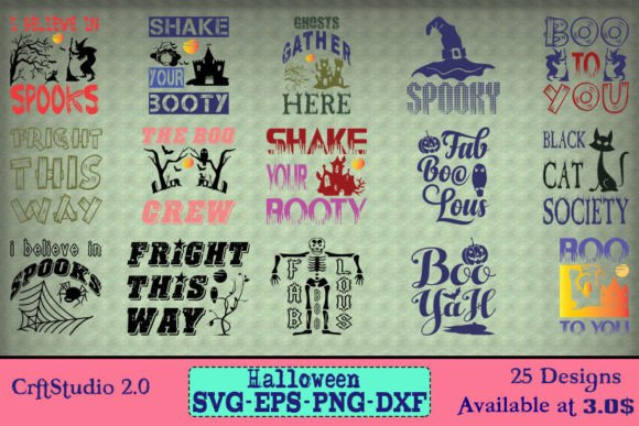 Download New Halloween SVG Designs Bundle - Designs Collection