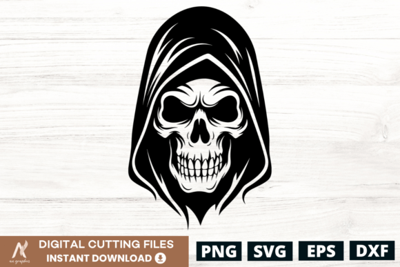 Download Halloween Ghost Skull SVG Design - 8 - Ghost skull Collection