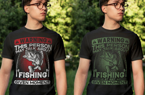 Download 8 Fishing T-Shirt Designs for POD Stores - Designs Collection